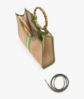 Borsa a mano Bamboo Positano Verde - Verde | My Style Bags