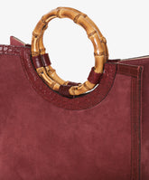 Borsa a mano Bamboo Medium Deluxe Bordeaux - Bordeaux | My Style Bags