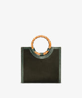 Borsa a mano Bamboo Medium Velour Verdone | My Style Bags