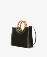 Borsa a mano Bamboo Medium Velour Verdone | My Style Bags