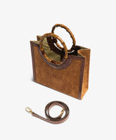 Borsa a mano Bamboo Medium Deluxe Tabacco - Tabacco | My Style Bags