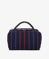 Beauty Case Berkeley Pin Stripe - Riga Rossa - Outlet | My Style Bags