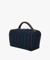 Beauty Case Berkeley Pin Stripe - Riga Verde - Outlet | My Style Bags