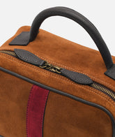 Beauty Case Berkeley Twin Deluxe Cuoio/Bordeaux - Cuoio | My Style Bags