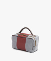 Beauty Case Berkeley Stripe Grigio - My Style Bags