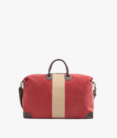 Borsone da viaggio Harvard Stripe Bordeaux - My Style Bags