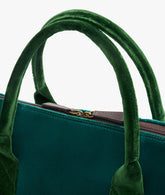 Borsone da viaggio London Smart Twin Velvet Verde | My Style Bags