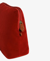 Trousse Large Velour Bordeaux - Rosso | My Style Bags