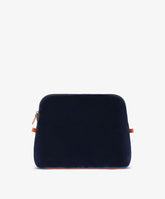 Trousse Large Velour Blu - Blu Navy | My Style Bags