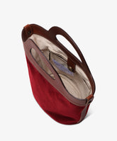 Borsa a mano Alma Velour Bordeaux - Bordeaux | My Style Bags