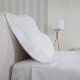 Completo Letto Roma: Set di Lenzuolo, Federe e Sottolenzuolo Bianco - Bianco | My Style Bags