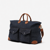 Borsone da viaggio Harvard Safari Denim Crudo x Candiani | My Style Bags